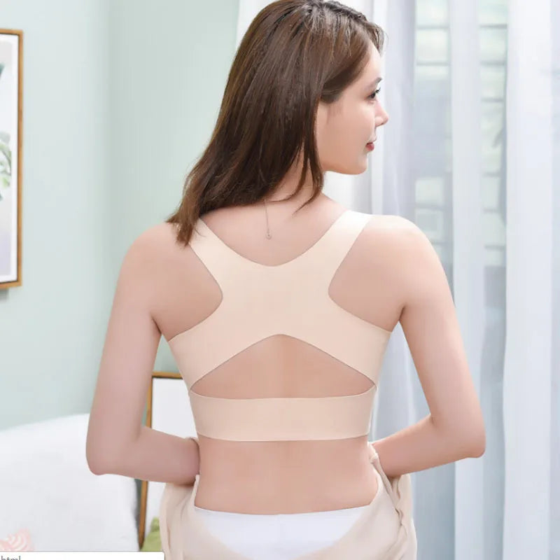 Posture Correction Bra Seamless Women's Underwear adjustable Push Up Brassiere Shockproof Sports Vest Corset Back Bralette